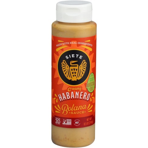 Siete Botana Sauce Creamy Habanero - Case Of 8 - 8.5 Oz : Target