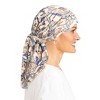Collections Etc Paisley Print Silky Pre-tied Head Wrap - 2 of 4