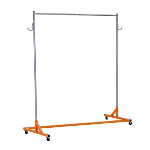 GustoWave Portable Rolling Clothes Rack with Adjustable Height & Lockable Casters for Living Room, Bedroom - 1 of 4