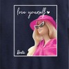 Boys' - Barbie - Love Yourself Graphic Long Sleeve Fleece Sweatshirt - 2 of 4