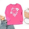 The Juniper Shop SmileyWorld Melting Outline Youth Long Sleeve Tee - 3 of 4