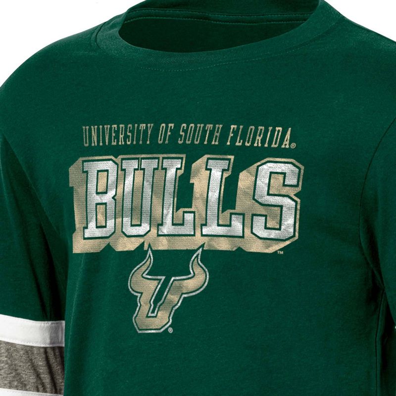 NCAA South Florida Bulls Boys&#39; Long Sleeve T-Shirt, 3 of 4