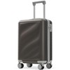 Whisen 3-Piece ABS Hardshell Spinner Luggage Set, 20”/24”/28” Suitcase with TSA Lock, Double Wheels and Side Hook - 3 of 4