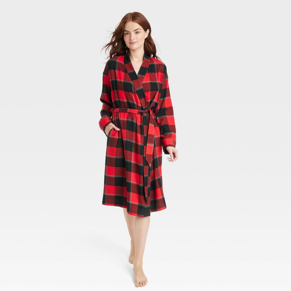 Women's Flannel Robe - Stars Above™ Red M/L