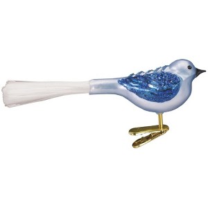 Old World Christmas Blown Glass Clip-On Ornament for Christmas Tree, Assorted Colors, Bird (Pack of 1) - 1 of 4