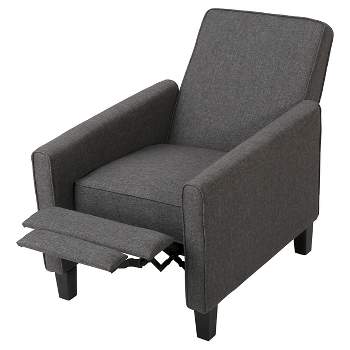 Darvis Fabric Recliner Club Chair Dark Gray - Christopher Knight Home