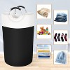 90L Laundry Basket, Freestanding Laundry Hamper, Collapsible Dirty Clothes Hamper, Waterproof Fabric with Foam Protected Aluminum for College - 4 of 4