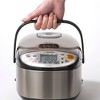 Small Rice Cooker 3 Cup Uncooked – LCD Display with 8 Cooking Functions