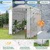 EAGLE PEAK 8'x6' Portable Walk-in Greenhouse with Zippered Doors and Windows - 4 of 4