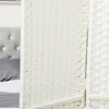 Resenkos 8-Panel 5.6' Tall Folding Room Divider - Freestanding Privacy Screen for Home Office, - 2 of 4