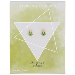 SHINE by Sterling Forever Sterling Silver Birthstone Studs - 1 of 2