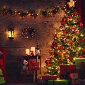 330FT Christmas String Lights 1000 LED, 8 Modes & 8 Brightness Levels with Remote & Timer, IP44 Waterproof Extra-Long Lights for Tree Patio Yard Decor - 1 of 4