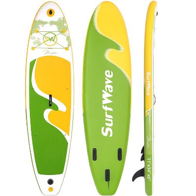 VYNXARIA Inflatable Stand Up Paddle Board 11'*34"*6" With Accessories,Light Green