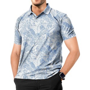 HAPPY BAY Mens Polo Shirts Short Sleeve Dri Fit Men's Summer Polos Moisture Wicking Shirt Collar Dress Tshirt Golf Shirts for Men - 1 of 4