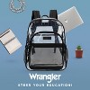 Wrangler Dome Clear Backpack, Water-Resistant Durable Clear Bags,  See Thru Bag for Casual Use, Stadiums, Concerts, School - 3 of 4