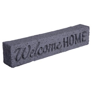 VIP Resin 10 in. Gray Welcome Home Sign - 1 of 3
