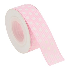 Unique Bargains 0.98"x29.53' Pattern Design Gift Ribbon - 1 of 4