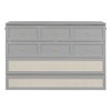 YOOCOZZ Queen Size Murphy Bed with Bottom Large Storage Drawer - 2 of 4