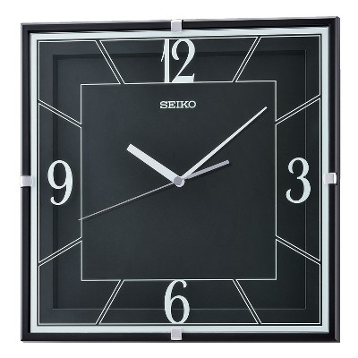 Seiko 11" Lanvin Wall Clock, Black