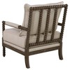 NicBex Linen Accent Chair,Upholstered Living Room Chairs with Spindl Backrest,Legs and Armrests,Cozy Armchair,Accent Chairs for Living Room - 4 of 4