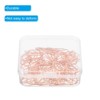 Unique Bargains Drop-Shaped Metal Prevent Tearing Pages Home Office Paper Clip 50 Pcs - 4 of 4