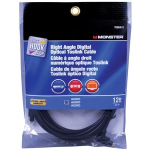 Monster JHIU0026 Just Hook It Up Digital Optical Toslink Cable, 12' Long - 1 of 1