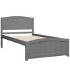 CAVINAS Retro Platform Bed Frame with Headboard,Footboard,Wood Slat Support,No Box Spring Needed - 3 of 4