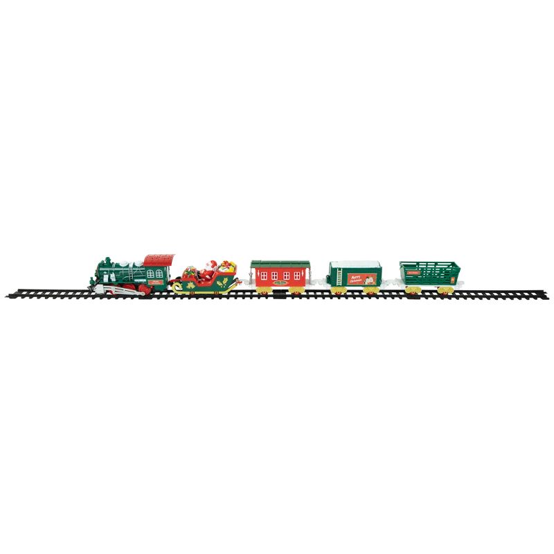 Northlight 30 Pc Battery Operated Lighted and Animated Classic Christmas Train Set with Music, 2 of 7