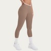 Anna-Kaci Active Women's High Waist Crossover Leggings with Contoured Fit and V-Shaped Waistband - 4 of 4