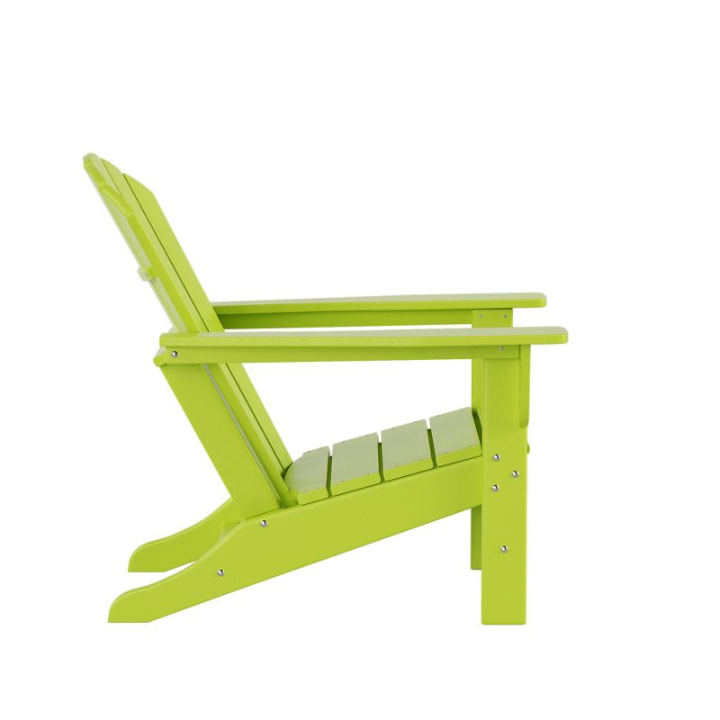 WestinTrends Dylan HDPE Outdoor Patio Adirondack Chair with Side Table (2-Piece Set), 3 of 6