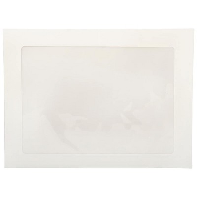 JAM Paper 9 x 12 Booklet Commercial Window Envelopes White 0223932B