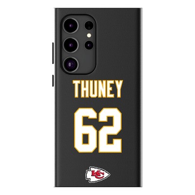 Keyscaper Joe Thuney Kansas City Chiefs 62 Game Tactic MagSafe Compatible Cell Phone Case for Galaxy S25