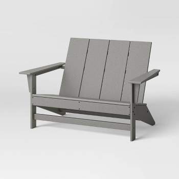 Moore POLYWOOD Patio Loveseat - Slate Gray - Project 62™