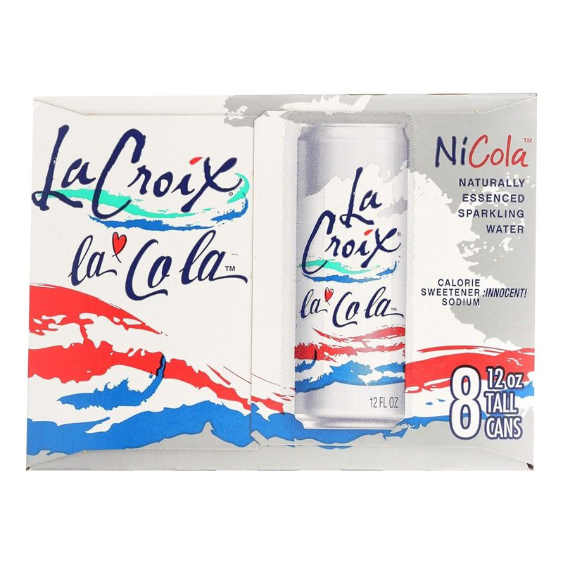 La Croix NiCola Sparkling Water - Case of 3/8 pack, 12 oz, 3 of 8