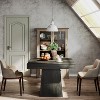 Okak Rustic Wood Square/Round Dining Table with Thick Top & Sturdy Base,Minimalist Kitchen Dinner Table for Dining Room,Breakfast Nook - 3 of 4