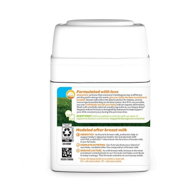 HappyBaby Organic Powder Infant Formula - 21oz_1