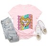 Simply Sage Market Teacher Pencil Heart Short Sleeve Tee - S - Pink - 3 of 4
