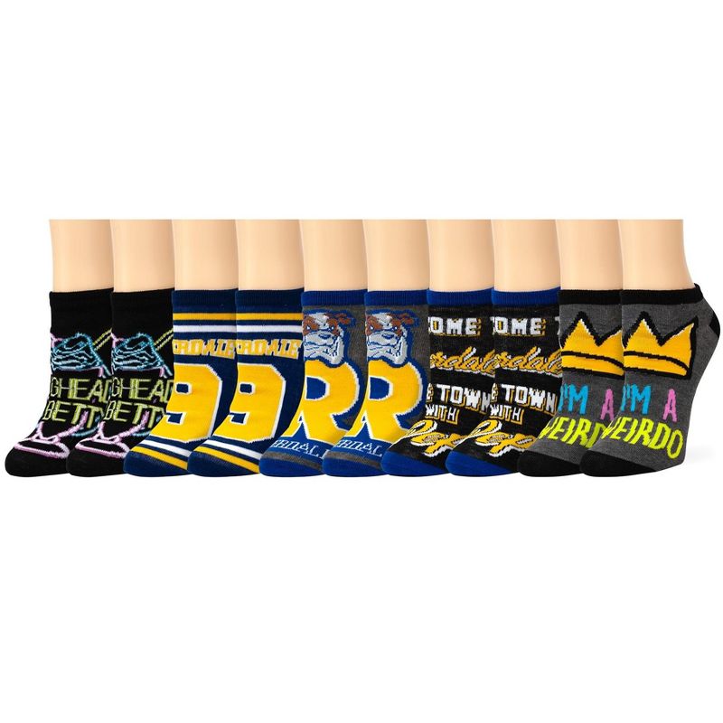HYP Riverdale Quotes Design Novelty Low-Cut Adult Ankle Socks - 5 Pairs, 1 of 8