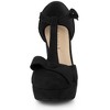 Allegra K Women's Mary Janes Platform Pumps Chunky Heels - 3 of 4