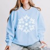 Simply Sage Market Women's Lightweight Garment Dyed Graphic Sweatshirt Giant Snowflake - 2 of 4