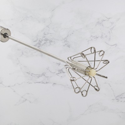 12-inch Stainless Steel Miracle Whisk with Black Handle