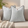 REGALWOVEN Soft Cozy Chenille Throw Pillow Covers for Home Sofa Bench 2 Pcs - 2 of 4