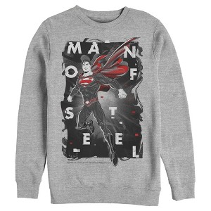 Men's Superman Man of Steel Sweatshirt - 1 of 3