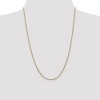 Black Bow Jewelry 1.1mm 14k Yellow Gold Solid Franco Chain Necklace - 2 of 4