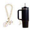 Unique Bargains Heart Bow Water Cup Pendant 1 Pc - 3 of 4