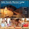 Fortune Candy Flameless Fragrant Candle Melter, Adjustment Knob, Dimmer & Timer, Wooden Base - 4 of 4