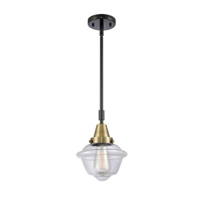 Oxford - 1 Light Stem Hung Mini Pendant In Traditional Style-9.13 Inches Tall and 7.5 Inches Wide