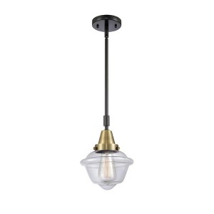 Oxford - 1 Light Stem Hung Mini Pendant In Traditional Style-9.13 Inches Tall and 7.5 Inches Wide - 1 of 1