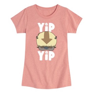 Girls' - Avatar: The Last Airbender - Cute Appa Yip Yip Fitted Short Sleeve Graphic T-Shirt - 1 of 4