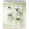 Adjustable Over Toilet Storage Shelf 4 - Tier Bathroom Organizer White Tension Mounted Ample Storage Fits 64 - 113 Inch Heights - 3 of 4